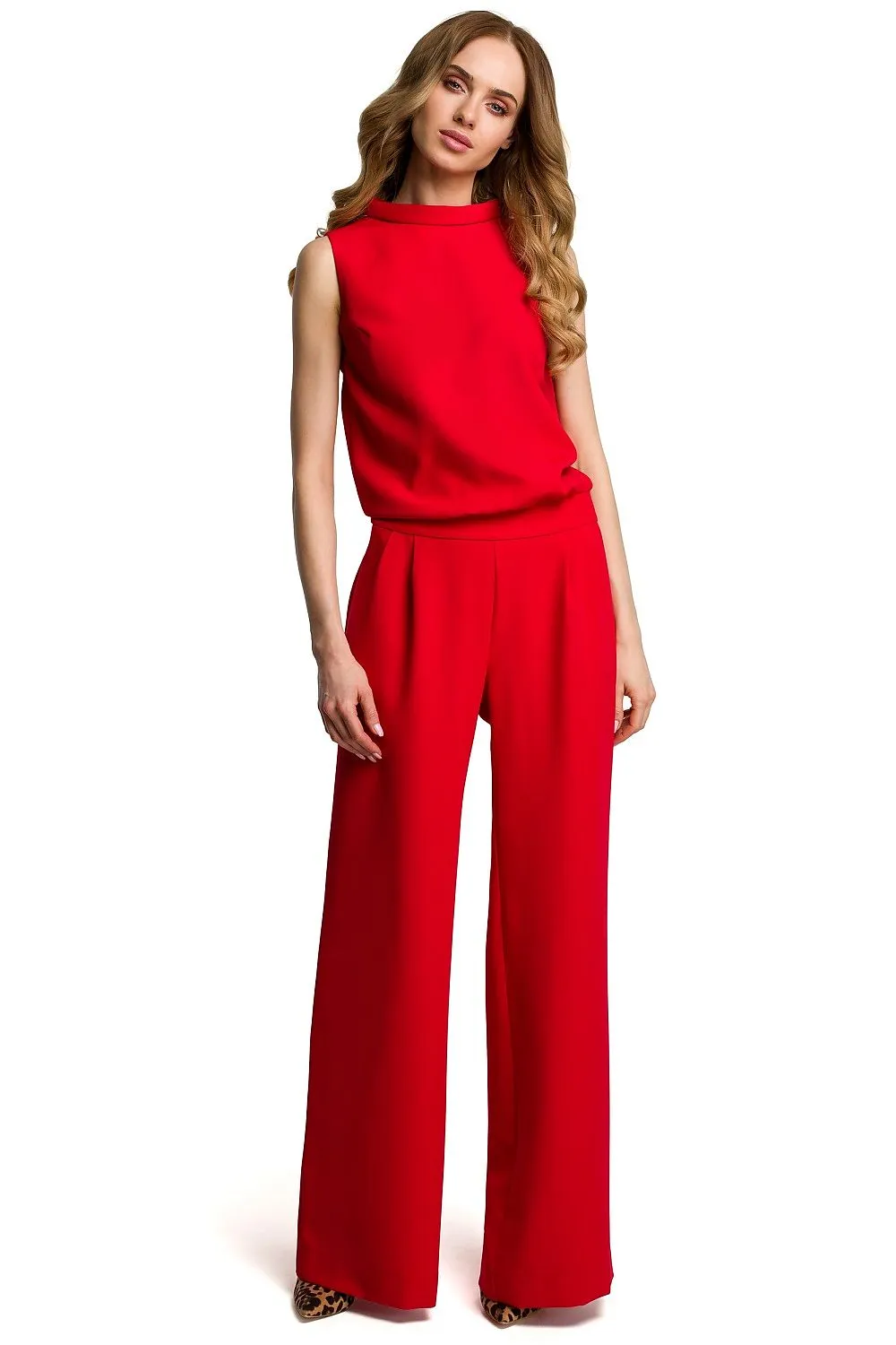 Slit Back Elegant Trousers Set
