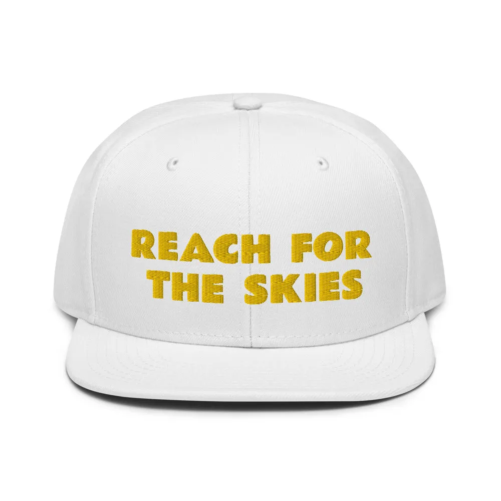 Snapback Hat "1052-0131 Reach For The Skies (Yellow Logo)"