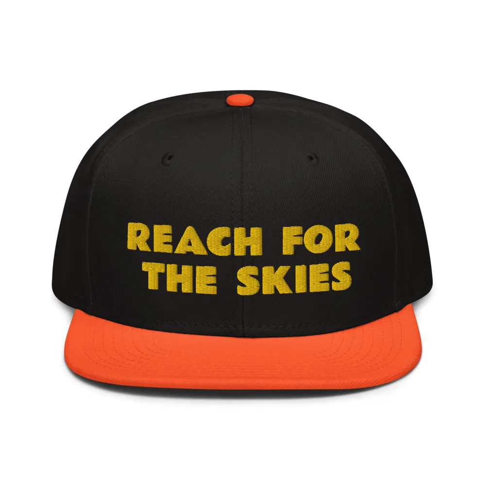 Snapback Hat "1052-0131 Reach For The Skies (Yellow Logo)"