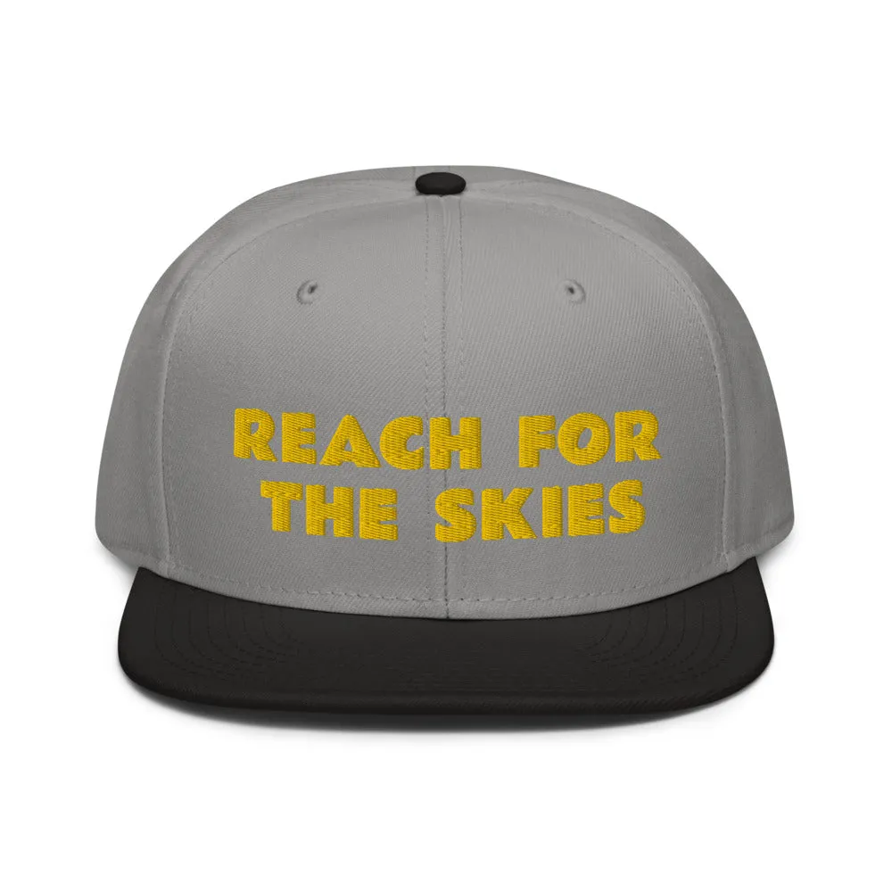 Snapback Hat "1052-0131 Reach For The Skies (Yellow Logo)"