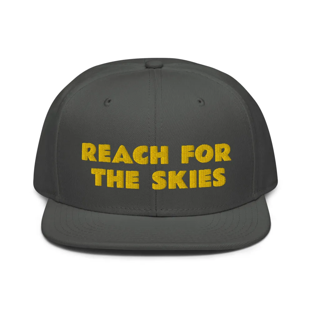 Snapback Hat "1052-0131 Reach For The Skies (Yellow Logo)"