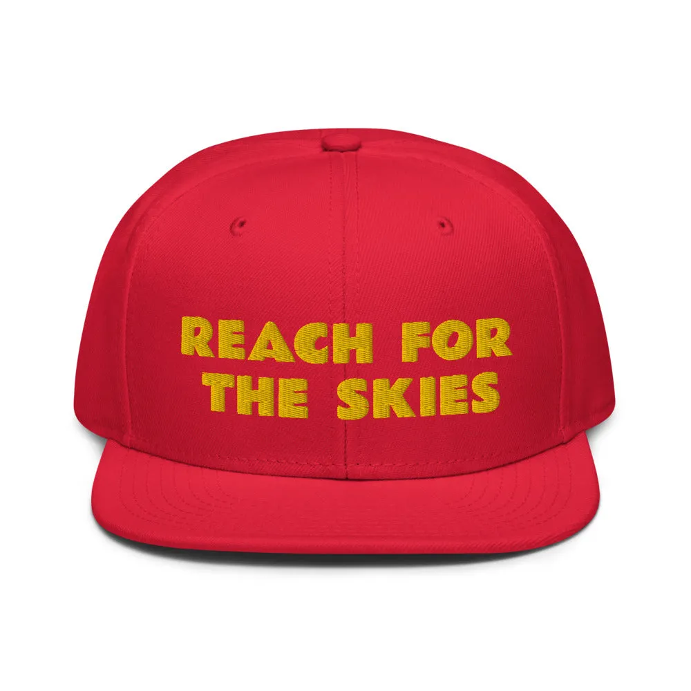 Snapback Hat "1052-0131 Reach For The Skies (Yellow Logo)"