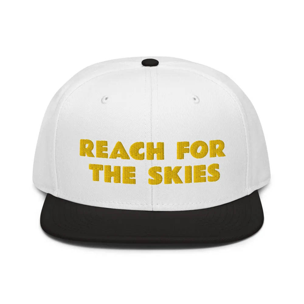 Snapback Hat "1052-0131 Reach For The Skies (Yellow Logo)"
