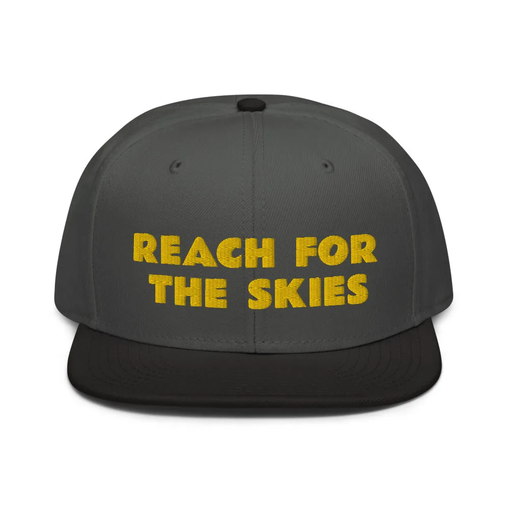 Snapback Hat "1052-0131 Reach For The Skies (Yellow Logo)"