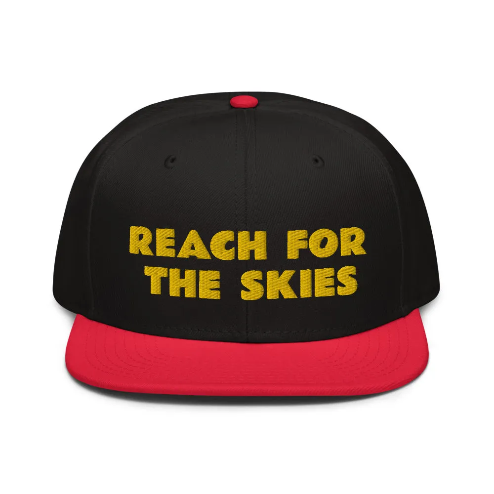 Snapback Hat "1052-0131 Reach For The Skies (Yellow Logo)"