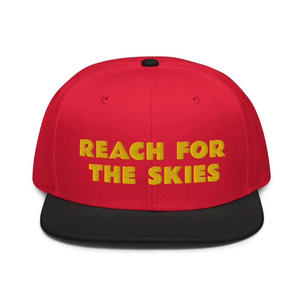 Snapback Hat "1052-0131 Reach For The Skies (Yellow Logo)"