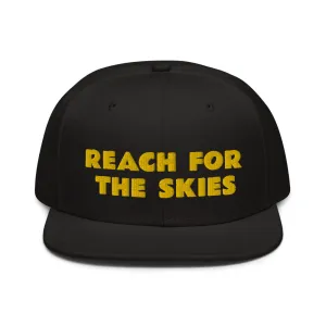 Snapback Hat "1052-0131 Reach For The Skies (Yellow Logo)"