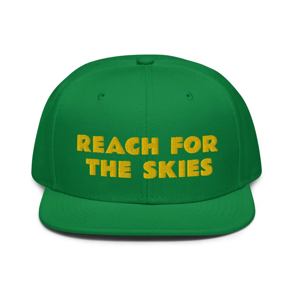 Snapback Hat "1052-0131 Reach For The Skies (Yellow Logo)"