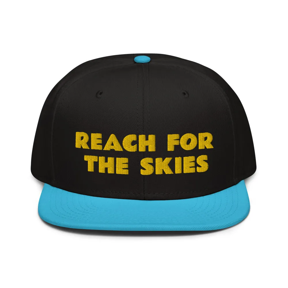 Snapback Hat "1052-0131 Reach For The Skies (Yellow Logo)"