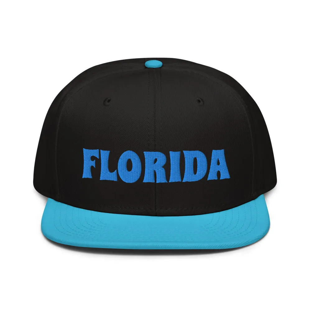 Snapback Hat "1053-0031 Florida (Blue Logo)"