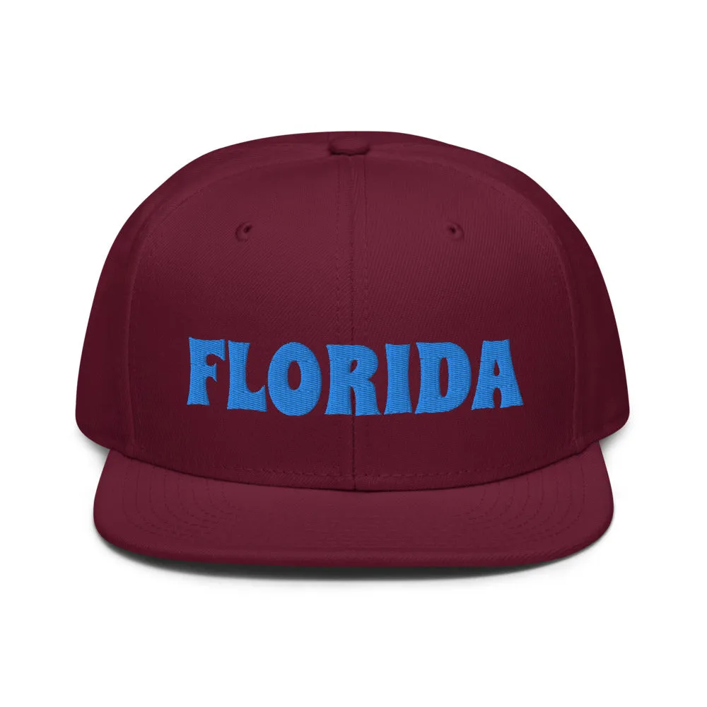 Snapback Hat "1053-0031 Florida (Blue Logo)"