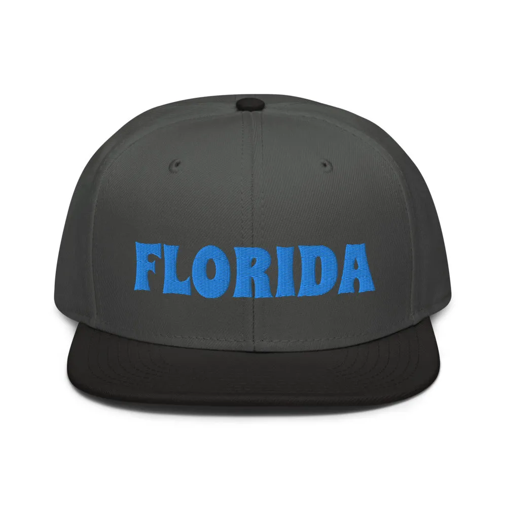Snapback Hat "1053-0031 Florida (Blue Logo)"