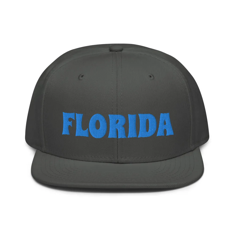 Snapback Hat "1053-0031 Florida (Blue Logo)"