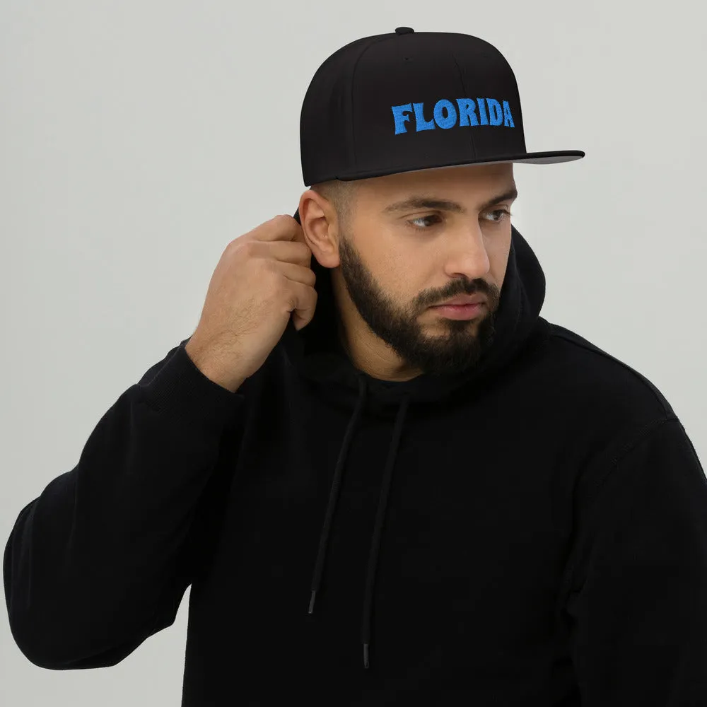 Snapback Hat "1053-0031 Florida (Blue Logo)"