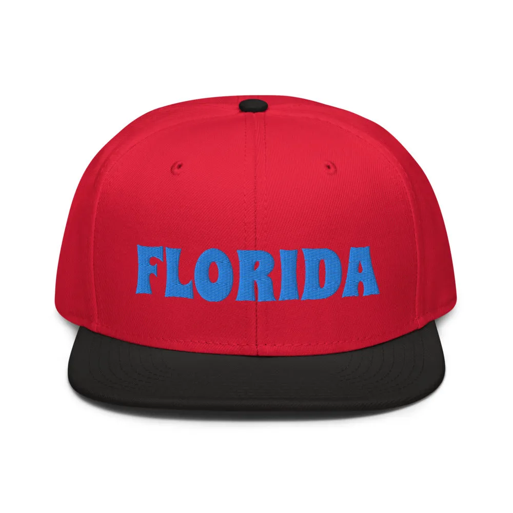 Snapback Hat "1053-0031 Florida (Blue Logo)"