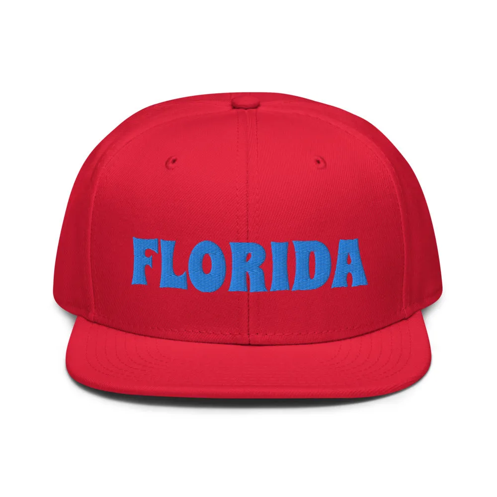 Snapback Hat "1053-0031 Florida (Blue Logo)"