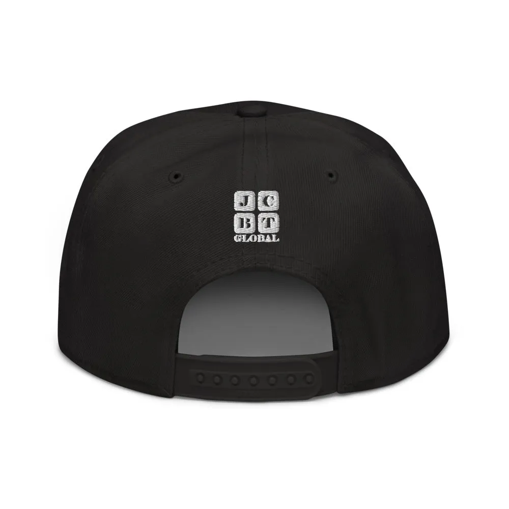 Snapback Hat "2052-0071 An Engineer's Mind Never Stops (White Logo)"