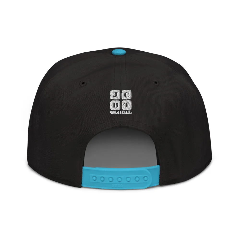 Snapback Hat "2052-0071 An Engineer's Mind Never Stops (White Logo)"