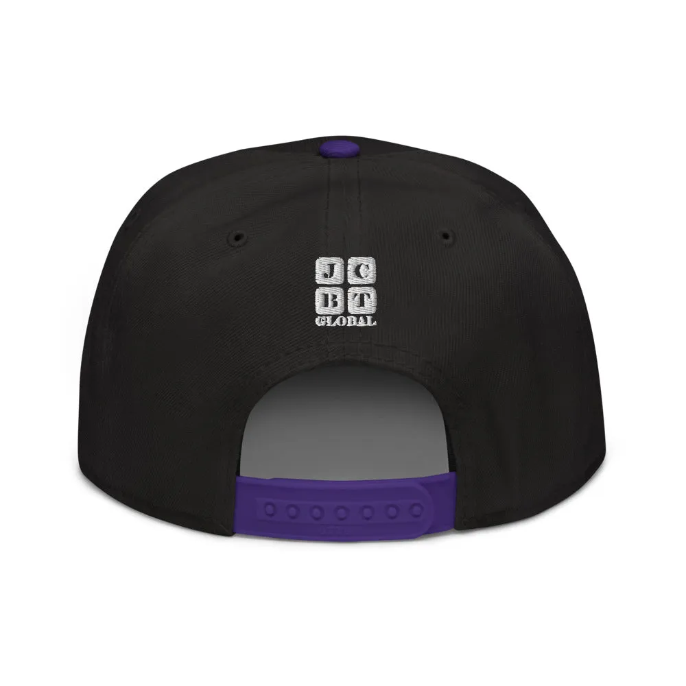 Snapback Hat "2052-0071 An Engineer's Mind Never Stops (White Logo)"