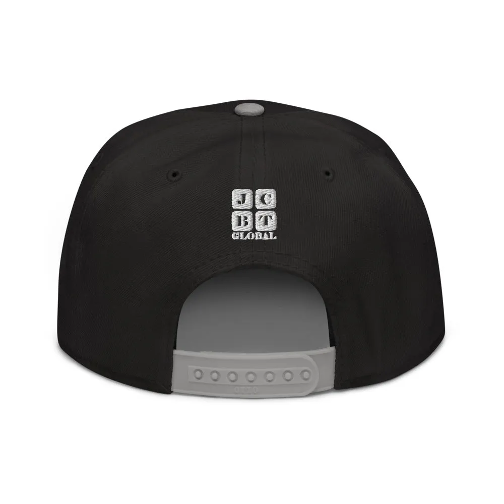Snapback Hat "2052-0071 An Engineer's Mind Never Stops (White Logo)"