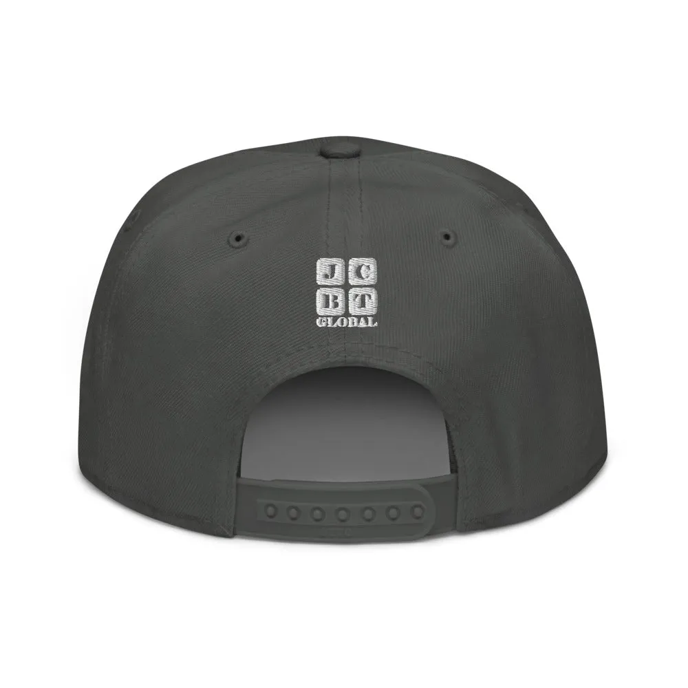 Snapback Hat "2052-0071 An Engineer's Mind Never Stops (White Logo)"