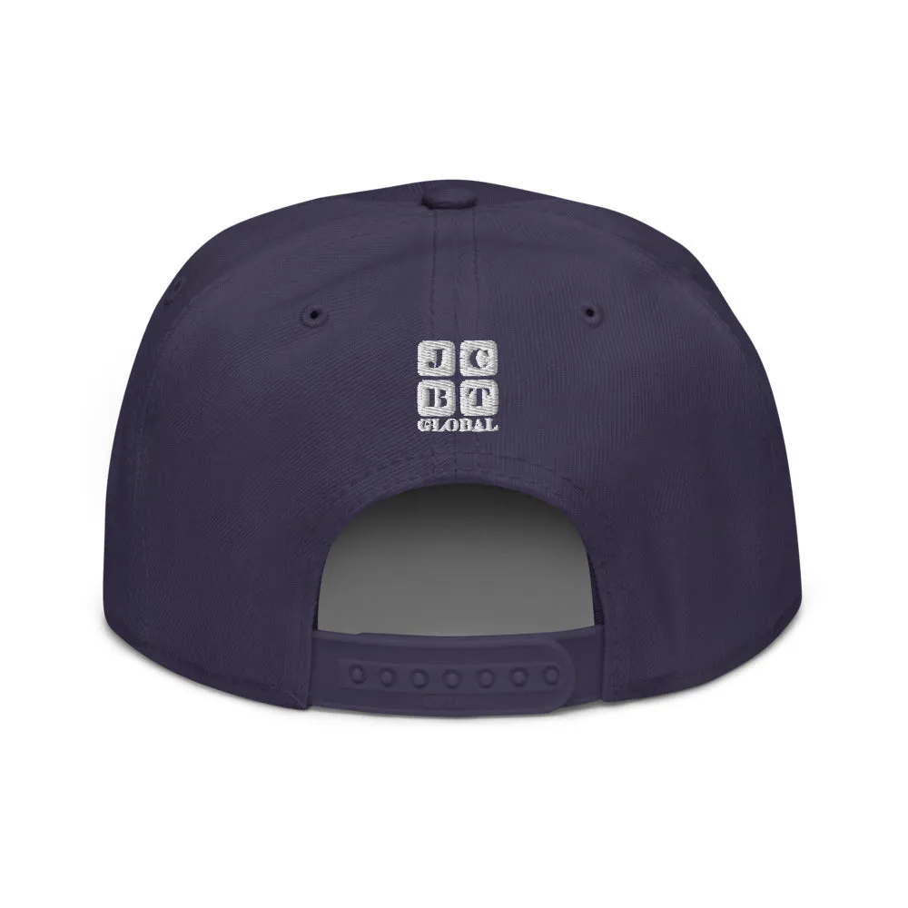 Snapback Hat "2052-0071 An Engineer's Mind Never Stops (White Logo)"