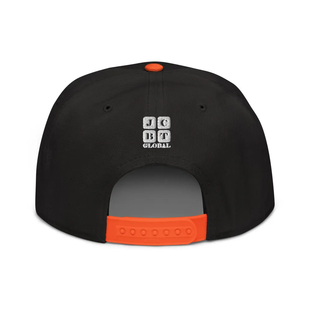 Snapback Hat "2052-0071 An Engineer's Mind Never Stops (White Logo)"