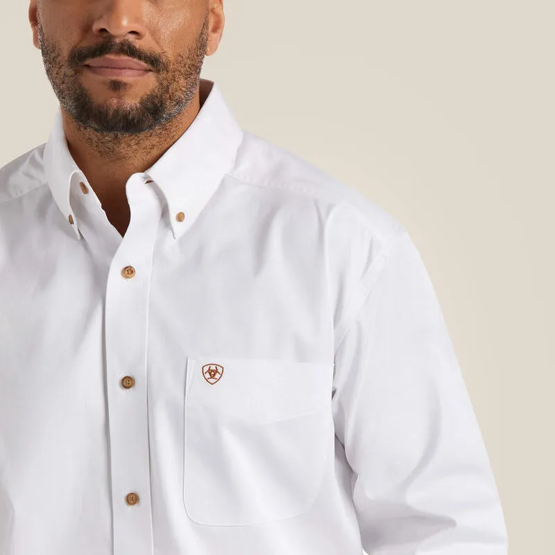 Solid Twill Men's Classic Fit Shirt | 10000503
