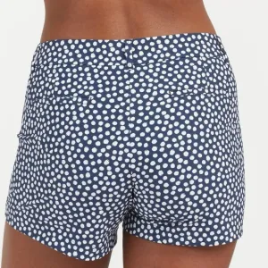 Spanx XSmall Shorts 6” Sunshine Shorts in Navy Painted Dot NWT