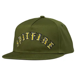 Spitfire - Old E Arch Snapback Olive/Gold