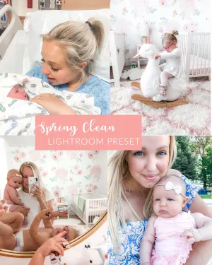 Spring Clean Lightroom Mobile Preset