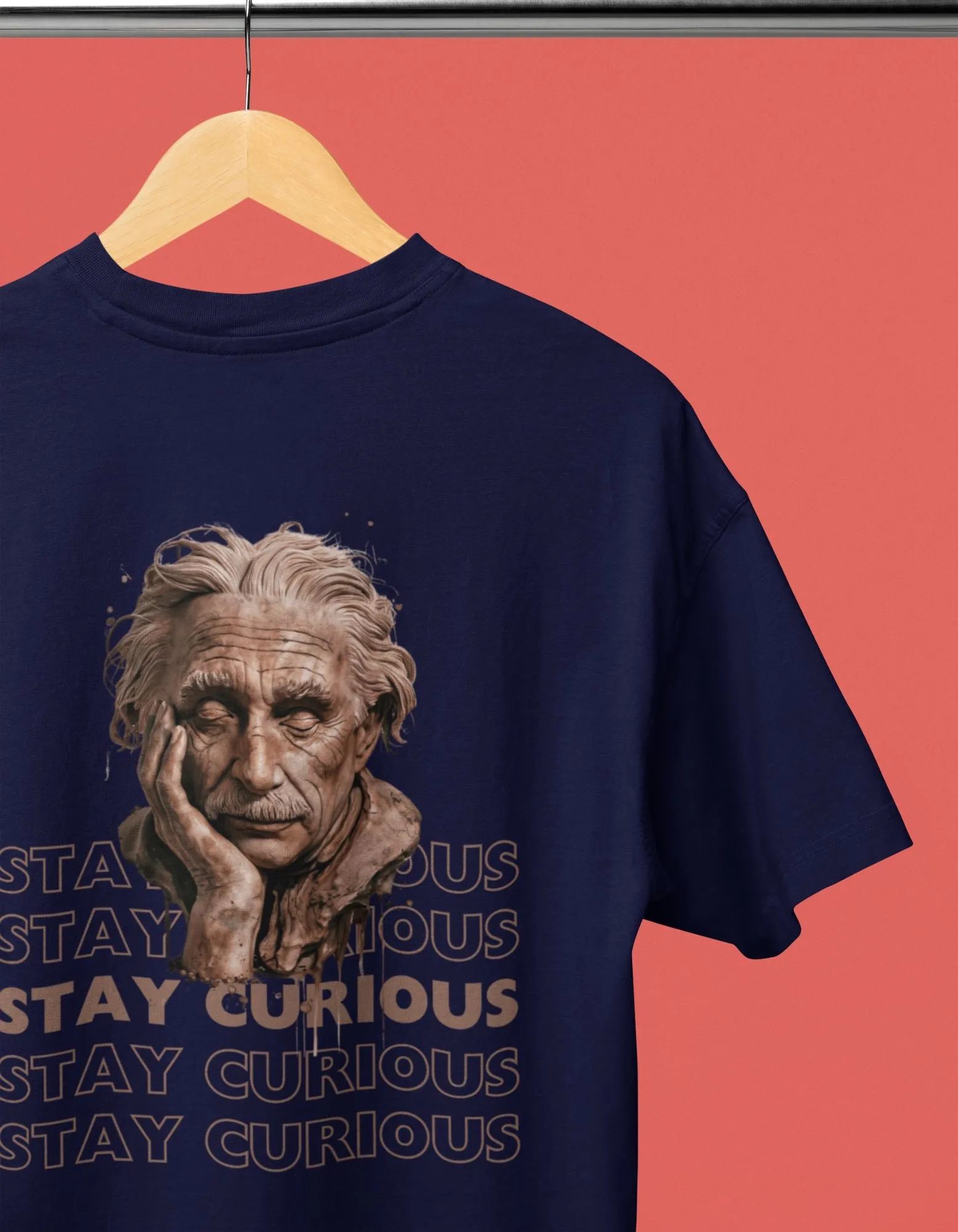 Stay Curious - Unisex Oversized Classic T-Shirt - Dark