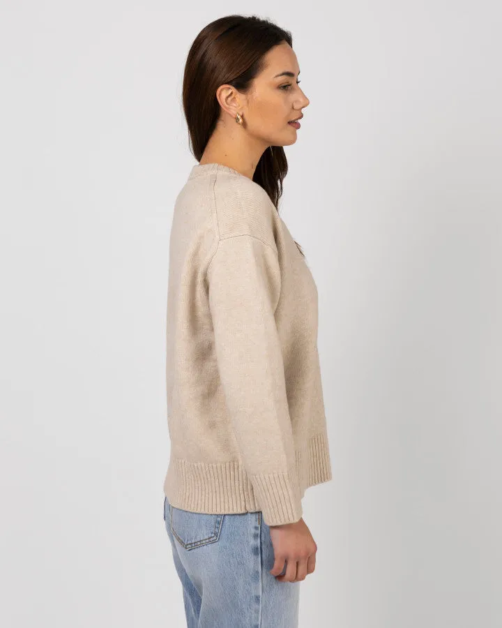 Stella   Gemma Nell Sweater - Rice