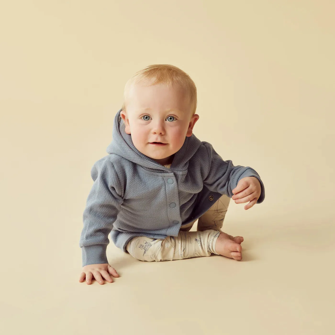 STORM BLUE ORGANIC QUILTED JACKET