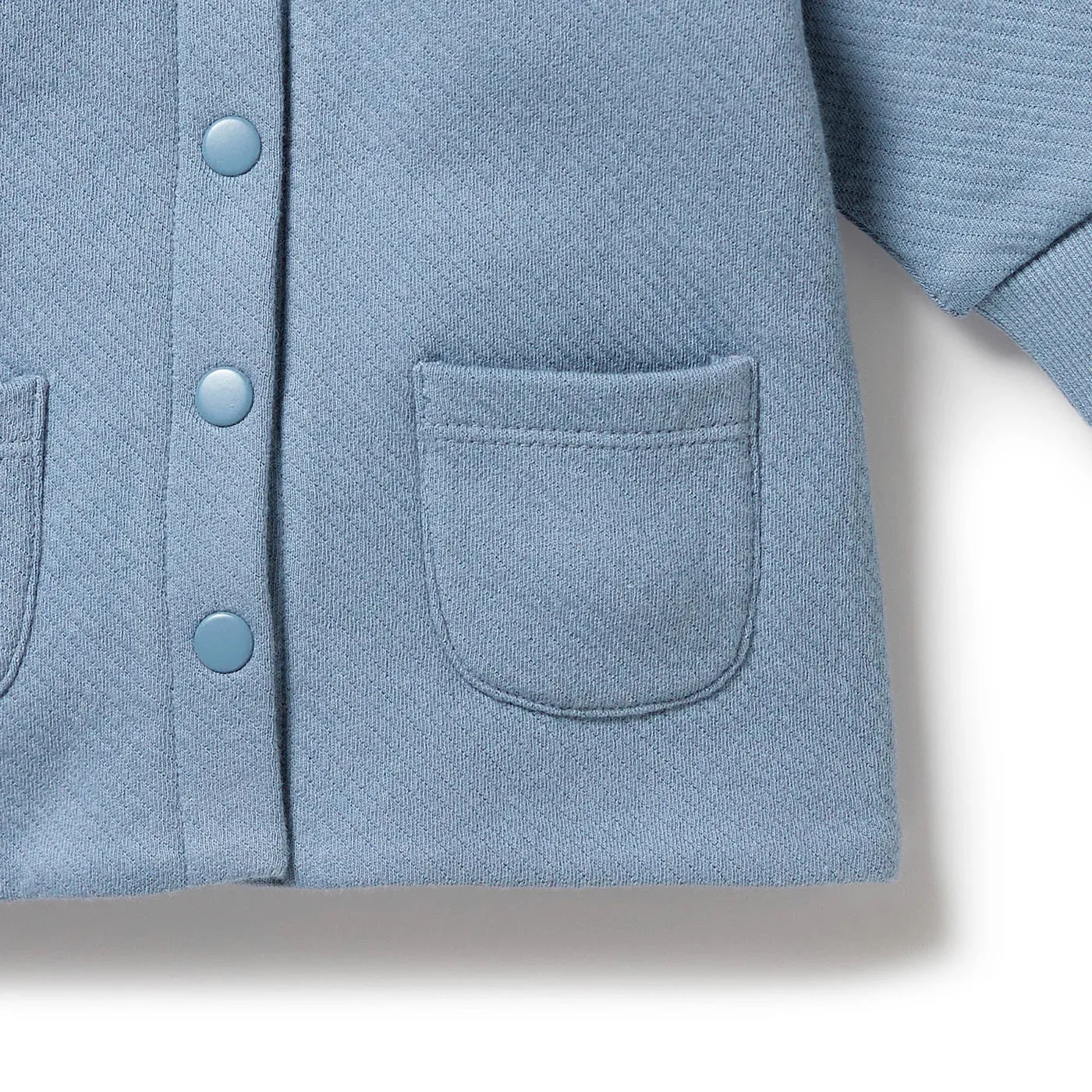 STORM BLUE ORGANIC QUILTED JACKET