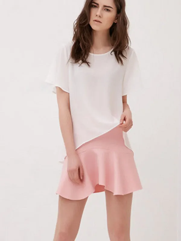 streamline flouncing skirt