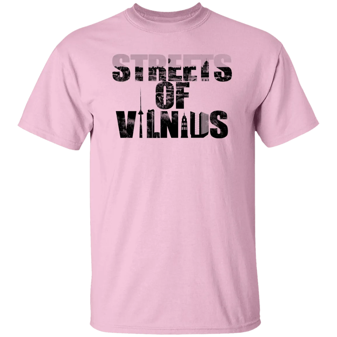 Streets of Vilnius - Men's Classic Short Sleeve T-Shirt