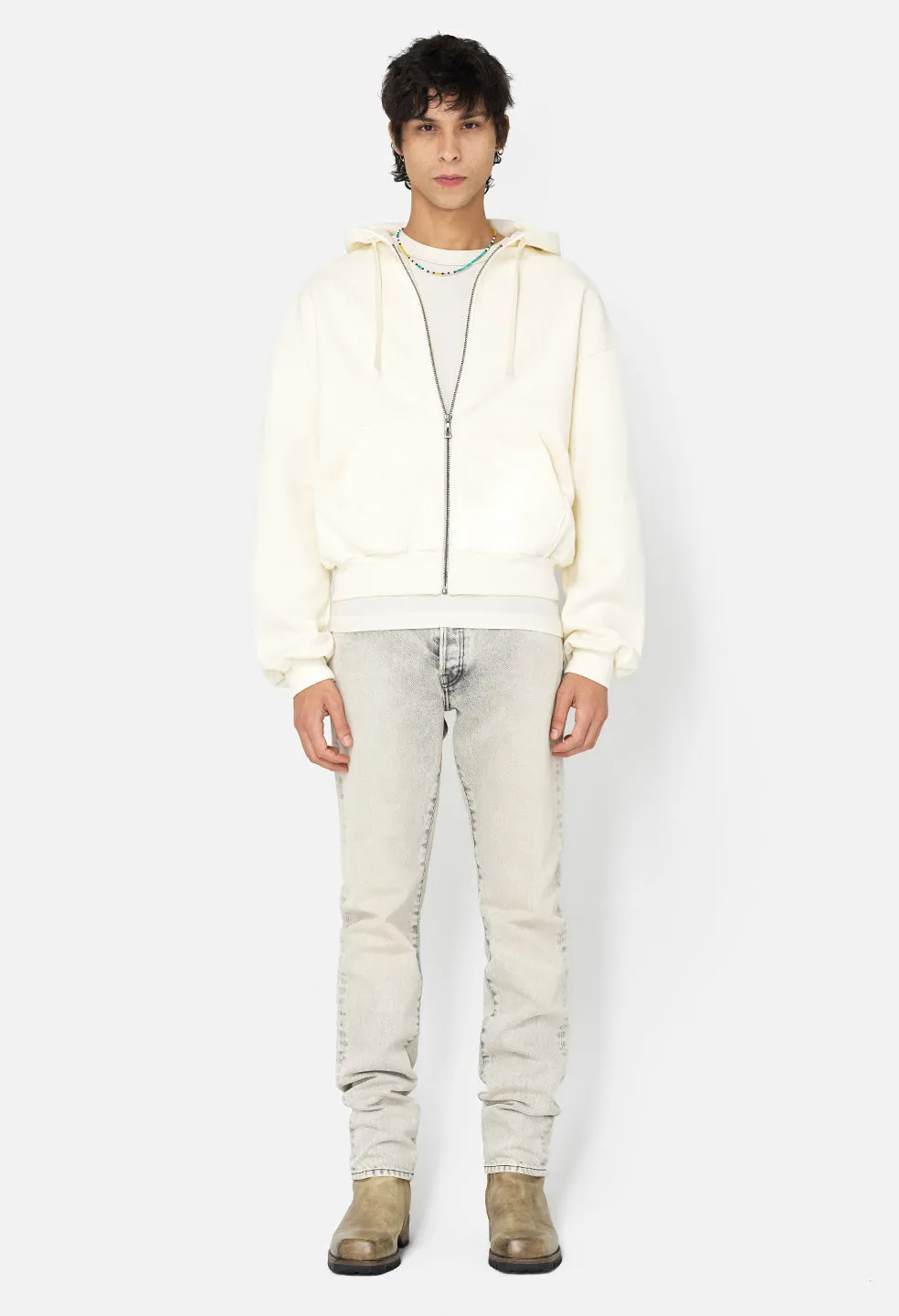 Studio Fleece Bogota Full Zip  / Salt