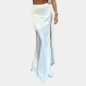 Stylish maxi skirt for women with slit