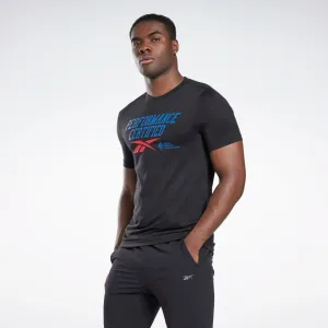 T-SHIRT REEBOK CROSSFIT MAGLIA UOMO WOD CLASSIC LOGO NERA