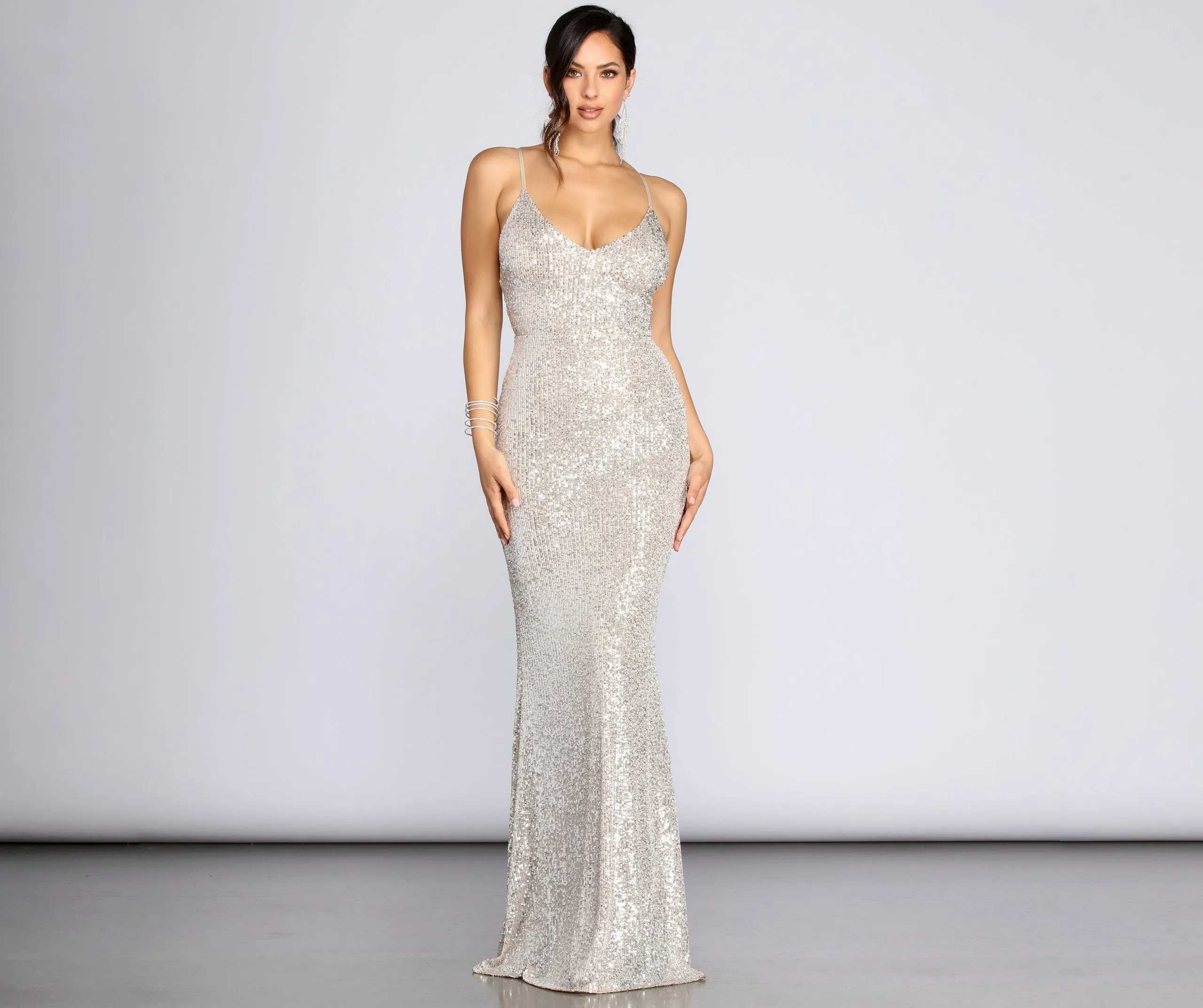 Teagan Elegant Sequin Gown