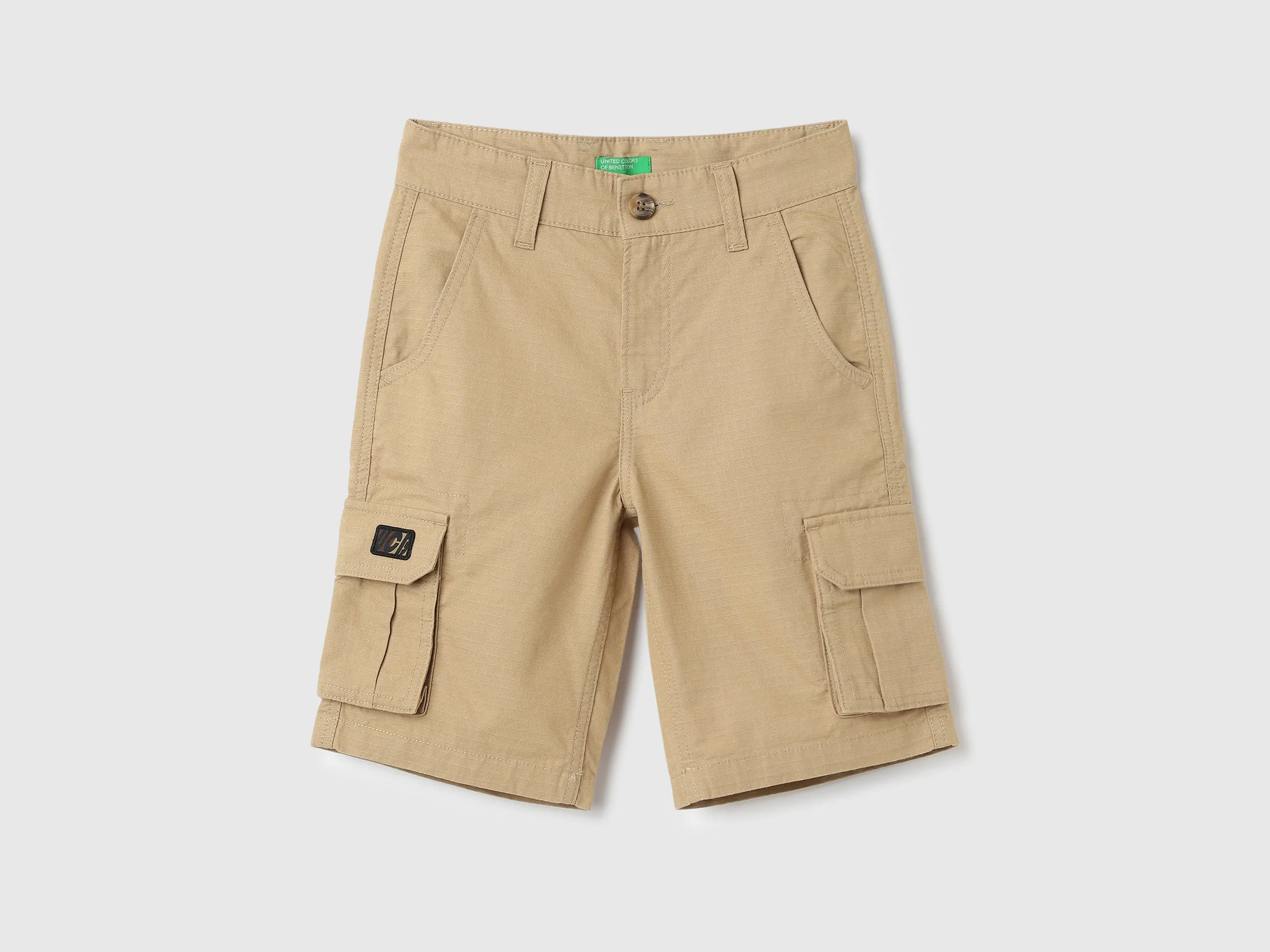 Textured Regular Fit Shorts