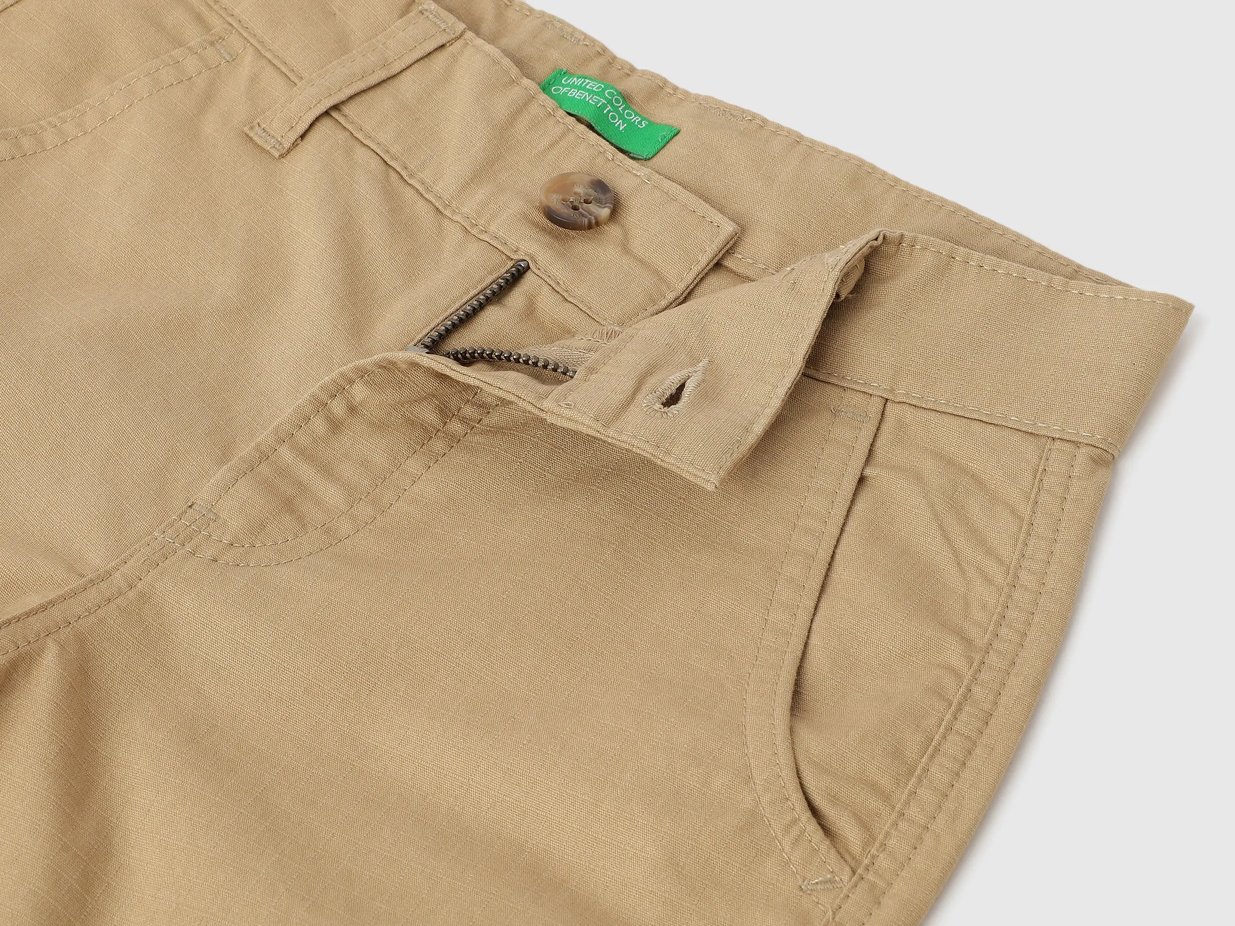Textured Regular Fit Shorts