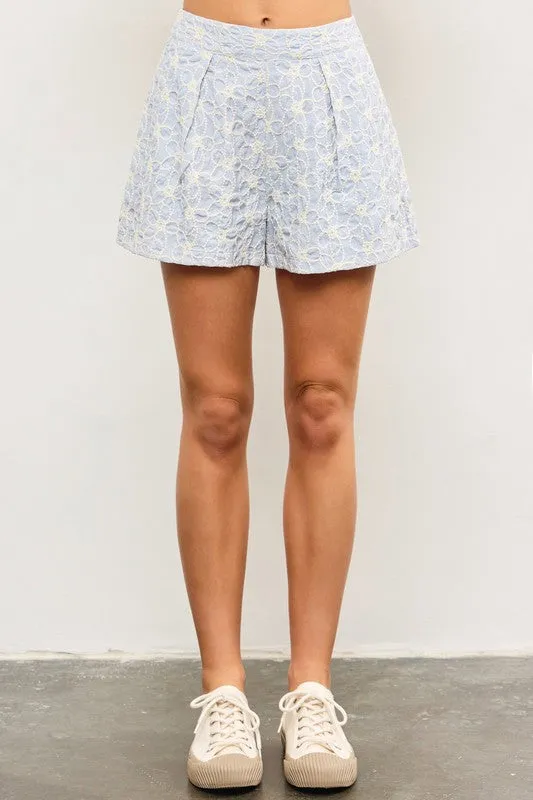 The Adri shorts- Lt Blue