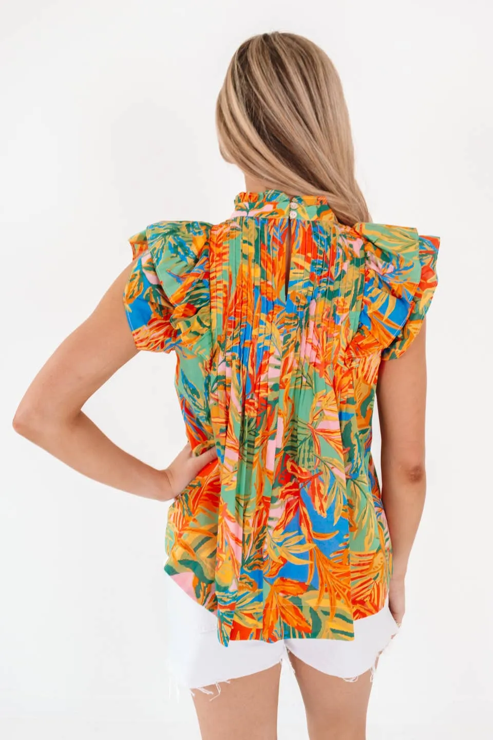 The Paloma Pleated Top by J. Marie