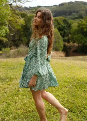 The Rose Dress Morning Meadow by Tasi Travels