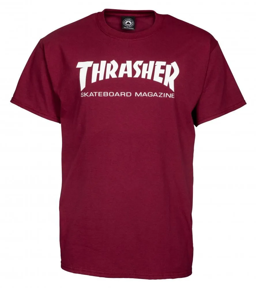 Thrasher T-Shirt Skate Mag - Maroon