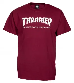 Thrasher T-Shirt Skate Mag - Maroon