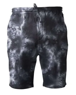 Tie-Dyed Fleece Shorts