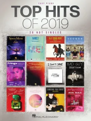 TOP HITS OF 2019, Easy Piano Songbook